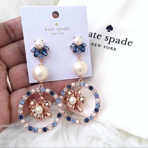 kate spade Jewelry - ♠️ Kate Spade Multi Wild Garden Triple Earrings
